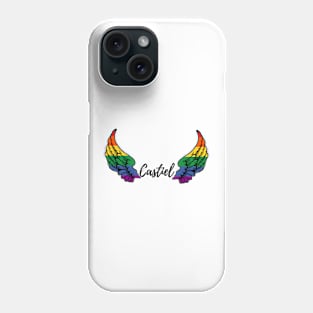 Castiel rainbow wings Phone Case