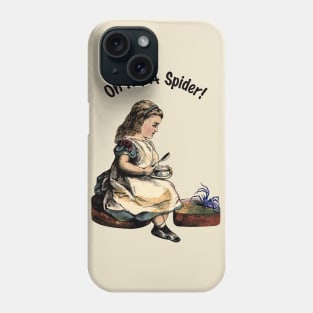 Oh No, A Spider! Little Miss Muffet Phone Case