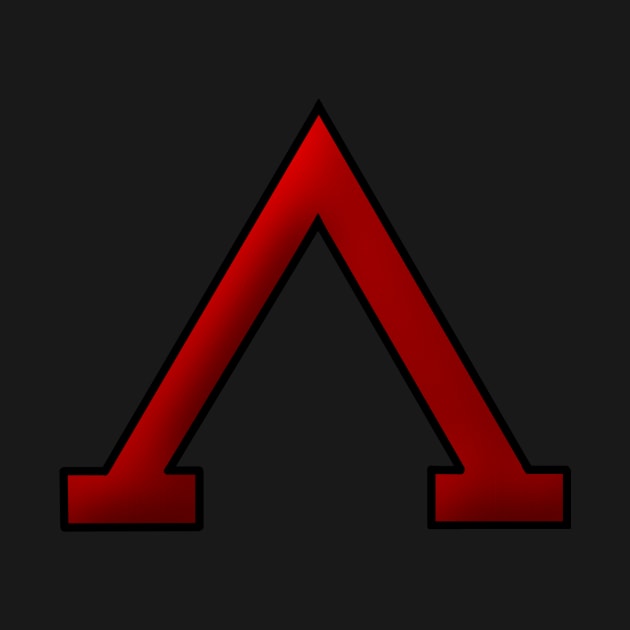 Spartan Lambda Symbol by AgemaApparel