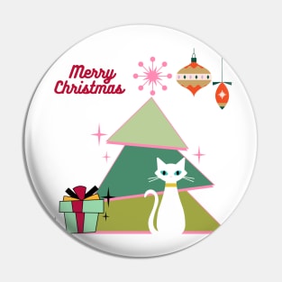 Atomic Kitty Christmas Pin