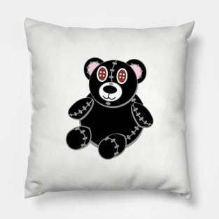 Plush Black Bear Pillow