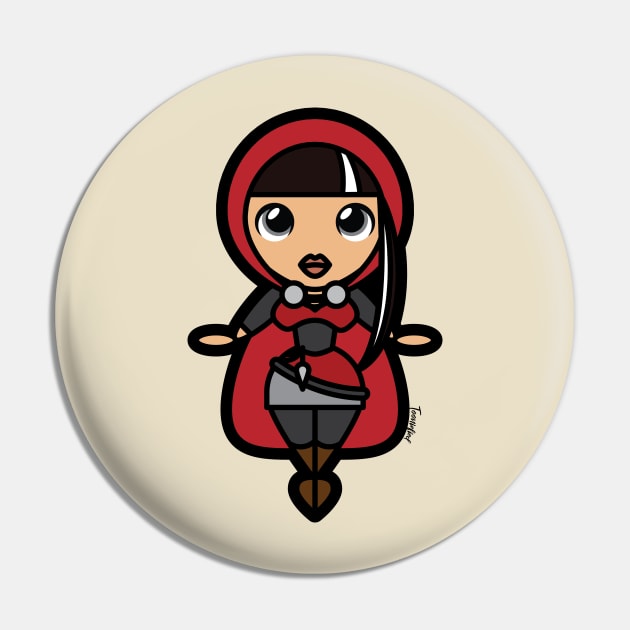 Cerise Hood Tooniefied Pin by Tooniefied