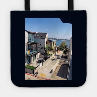 San Diego Mission Beach Street View Tote