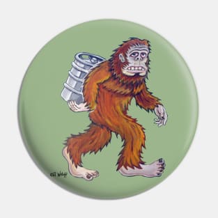 Bigfoot Kegger Pin