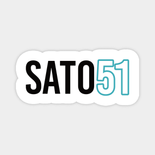 Takuma Sato 51 Magnet