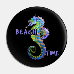 Beach time Pin