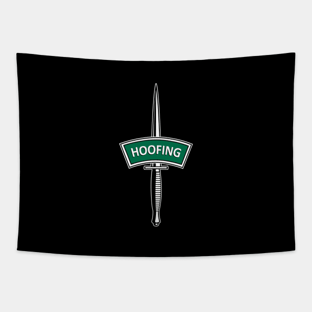Royal Marines Commando - HOOFING Tapestry by TCP
