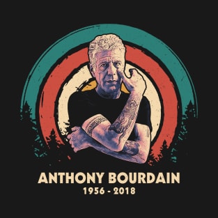 Classical Retro Vintage Anthony Bourdain T-Shirt