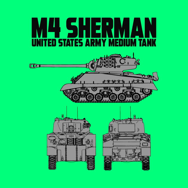 M4 SHERMAN by theanomalius_merch