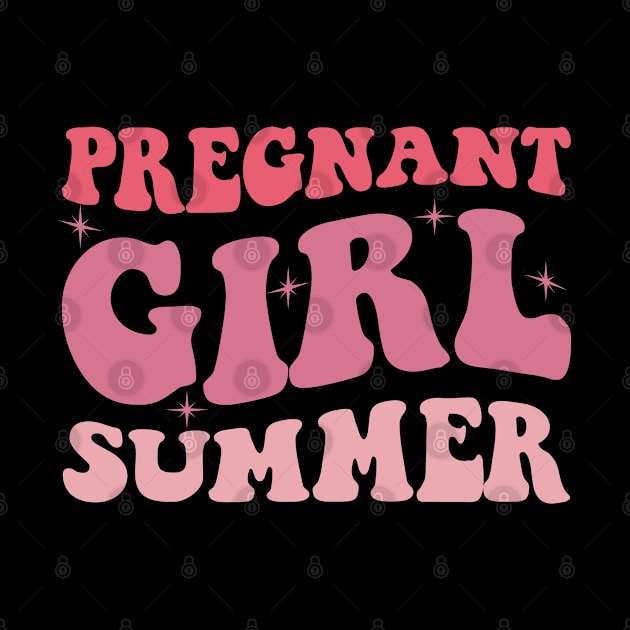 Pregnant Girl Summer Pregnancy Reveal Baby Shower by HeroGifts