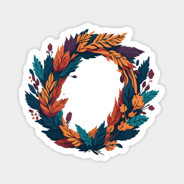 Floral Wreath Magnet by SpriteGuy95