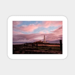 Pink and Blue Pastel Sky Magnet