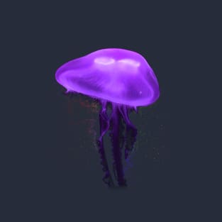 Violet Electric Jellyfish T-Shirt