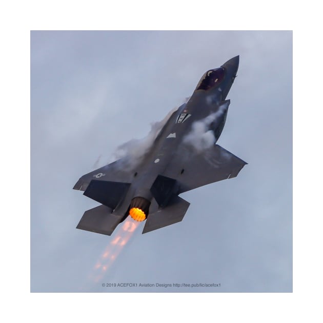 F-35 Afterburner & Vapor Climb At Dusk by acefox1