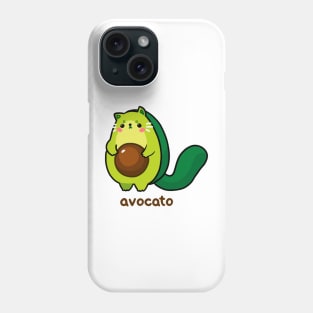 Cat Avacado Phone Case