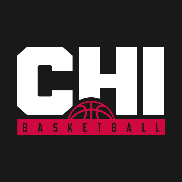 Chicago Basketball Tee by Fresh Fan Tees