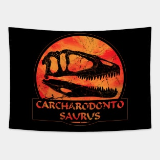 Carcharodontosaur Fossil Tapestry