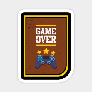 Game Over Gamer Magnet