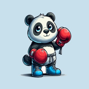 funny boxing panda T-Shirt