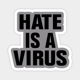 Hate is a virus Magnet