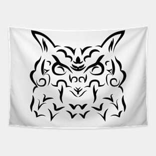 Tribal owl Tapestry