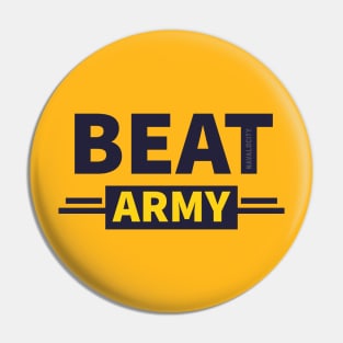 Go Navy Beat Army by Navalocity GoldBL003B3 Pin