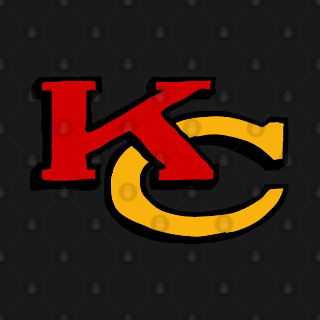 Kansas City Chiefs Hand Drawen Logo by HamzaNabil