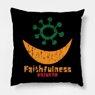 Faithfulness | Adinkra Symbol | Afrocentric Symbol Pillow