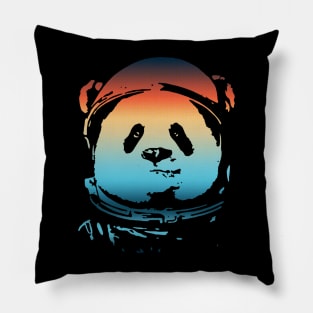 Panda Bear Music \ Colorful Designs Pillow