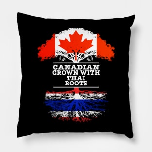 Canadian Grown With Thai Roots - Gift for Thai With Roots From Thailand Pillow