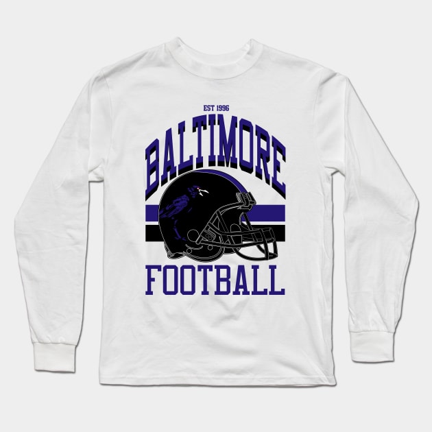 All Time Ballers Baltimore Football Long Sleeve T-Shirt