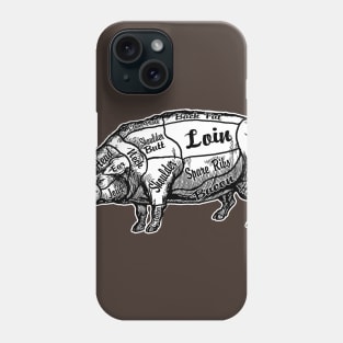 Pork Butcher Chart Phone Case