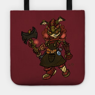 Steampunk Barbarian Engineer Tote