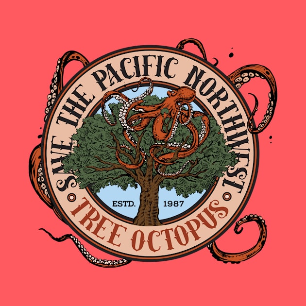 Save the Pacific Northwest Tree Octopus by MindsparkCreative