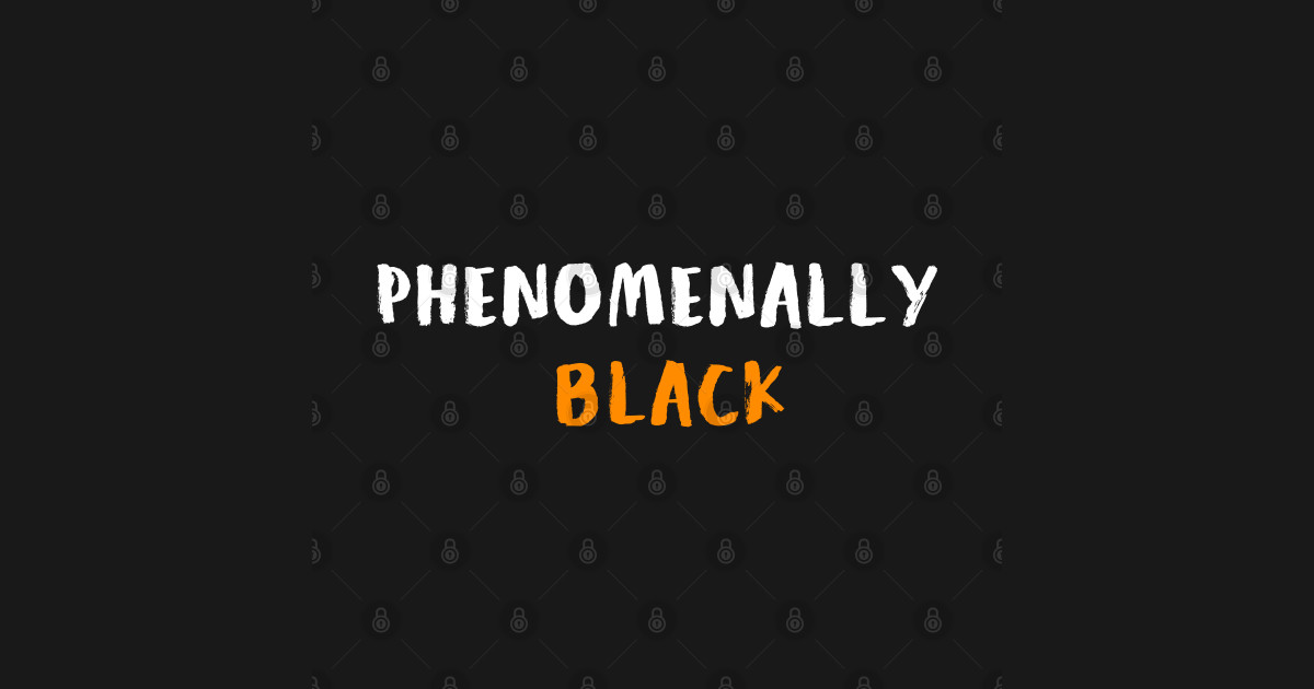 phenomenally black tee