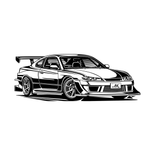 EUROBEAT INTENSIFIES - SILVIA S15 full-body version T-Shirt