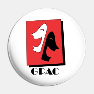 GPAC Logo Black Text - Transparent Pin