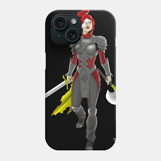 Fantasy Warrior Phone Case by joeydes