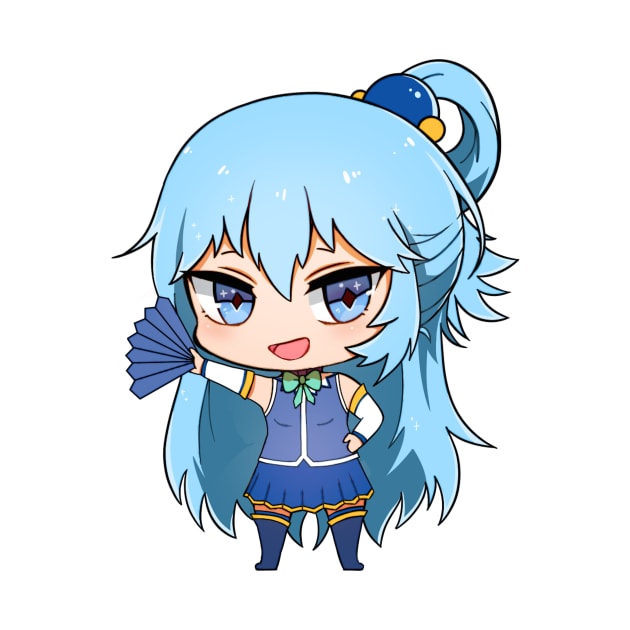 Chibi aqua by Eggswithbenefits