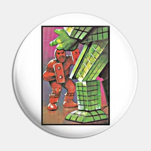 Junk Man vs. Sunshine (Exogini Sticker) Pin