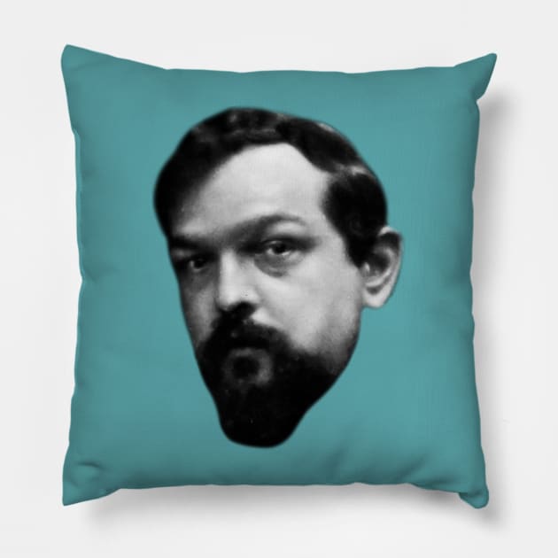 Claude Debussy Pillow by TheMusicophile