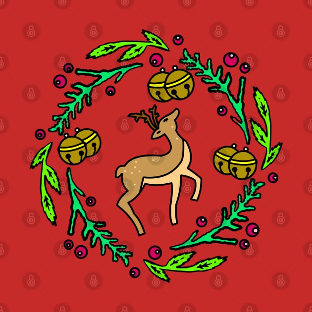 reindeer for christmas by pleasuretshirt