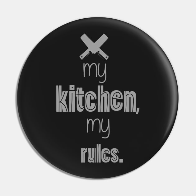 My Kitchen my Rules Text Art Pin by maddula