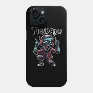 Fiend Club Dancing Zombie with Headphone Phone Case