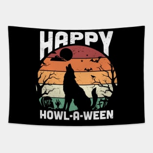 Happy Howl-O-Ween Tapestry