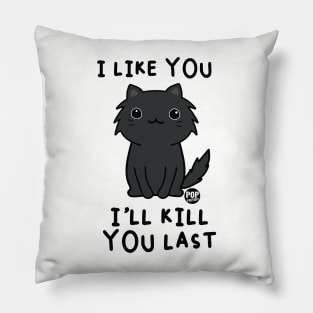 KILL YOU LAST CAT Pillow