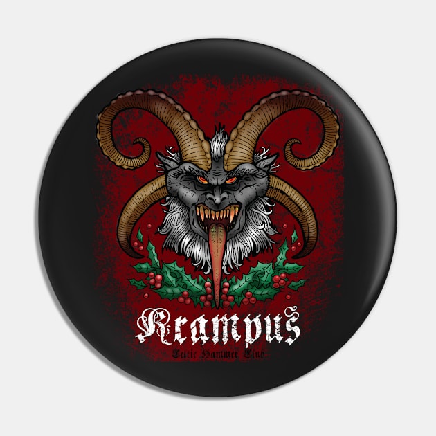 Krampus Pin by celtichammerclub