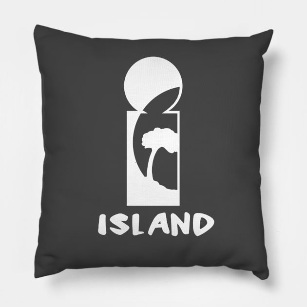 Island Records (vers. B) Pillow by DCMiller01