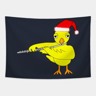 Santa Cap Flute Chick F Tapestry