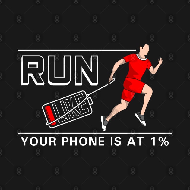 Jogging with Cell phone by Markus Schnabel